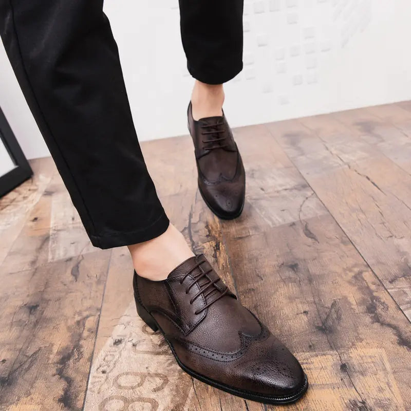 Pointed Toe Business Dress Shoes for Men