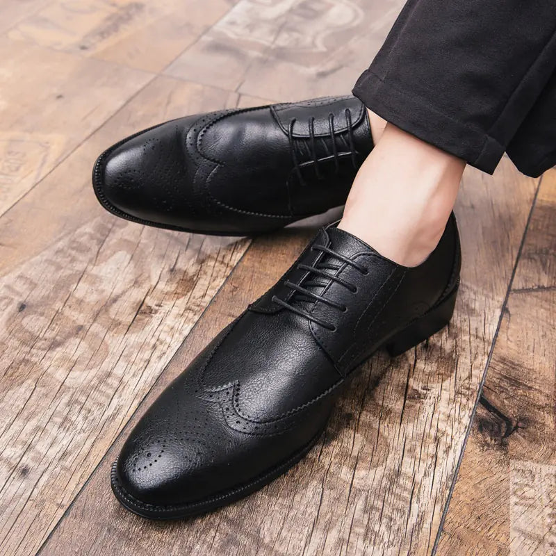 Pointed Toe Business Dress Shoes for Men