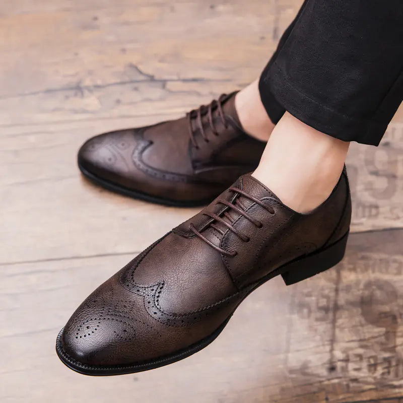Pointed Toe Business Dress Shoes for Men