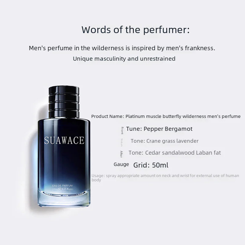 Men's Long-Lasting Fragrance Eau de Cologne Spray