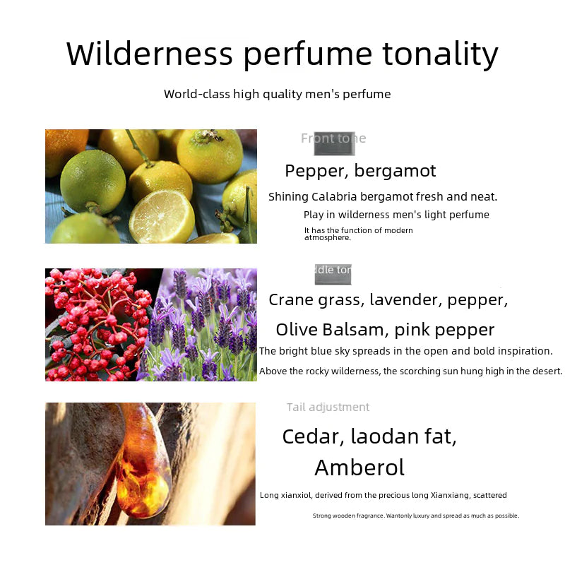 Men's Long-Lasting Fragrance Eau de Cologne Spray